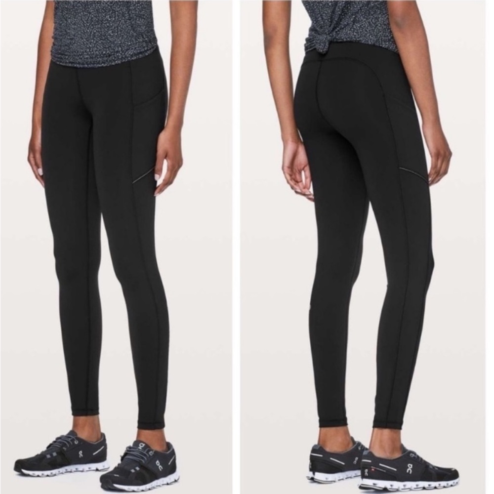 Lululemon Speed Up Tight Full-On Luxtreme 28" In Black Vp.